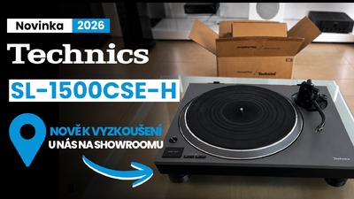 Technics SL-1500CSE-H je novo na vyskúšanie u nás na showroome.
