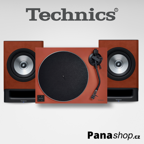 Technics SC-CX700E-T + Technics SL-40CBTE-T terakotově hnědá
